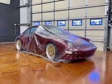 Car Condom 20 Pack Disposable Clear Plastic Car Cover with Elastic Band Small Si