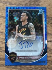 2025 Bowman Chrome Jaylon Tyson Auto Blue /150