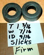 1 pr SLICKS Good Year Tires 1/24th Slot Car T 1 3/16 X W 7/16 X 9/16 NOS FIRM