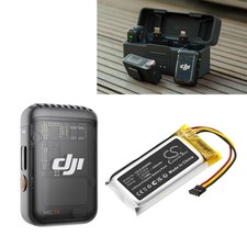 Li-Polymer BATTERIE 3.85V 450mAh Type W731834 For DJI MIC 2 Charging Case