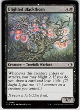 Blighted Blackthorn 90 Lorwyn Eclipsed Magic the Gathering