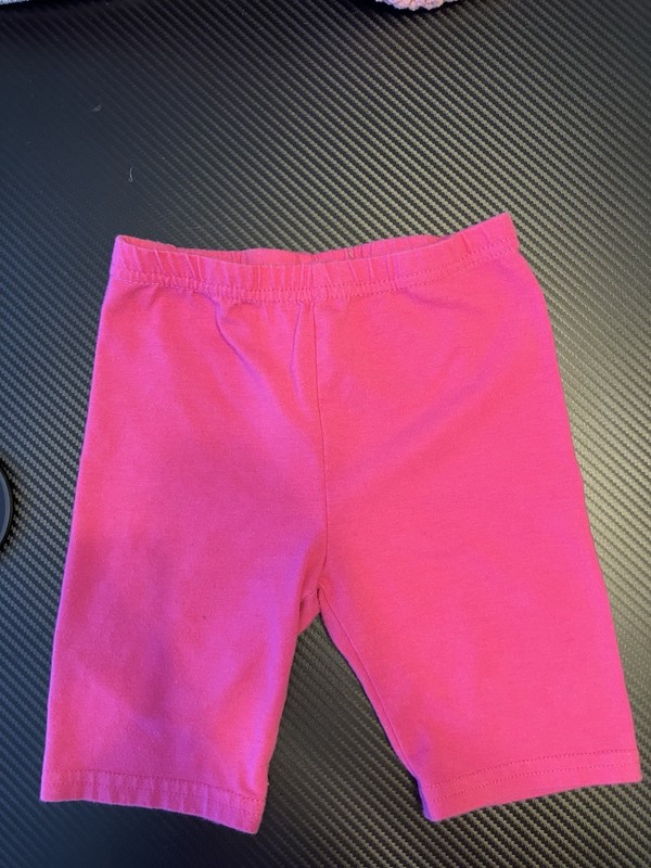 healthtex Girls Pink Stretch Biker Shorts Elastic Waist Pull On Size 4T