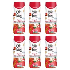 Once Upon A Farm Organic Fruit  Veggie Puffs Apple Sweet Potato 6pk 1.5 oz 