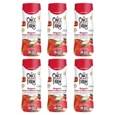 Once Upon A Farm Organic Fruit & Veggie Puffs Apple Sweet Potato 6pk(1.5 oz)