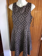 womens vintage NOS Francesca's summer  knit open back dress, size L