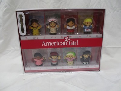 Fisher Price Little People Collector American Girl Set JML87-9633 8 Figures