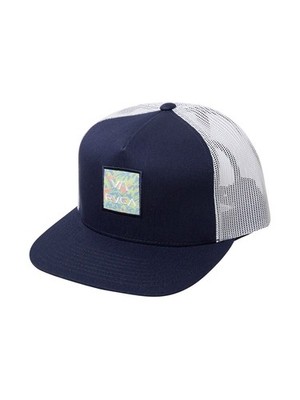 RVCA Trucker Hat Blue White Men New With Tags