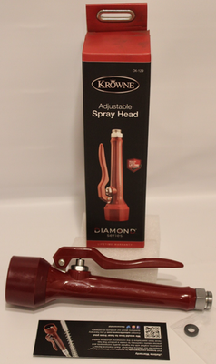 #ad Krowne DX 129 Adjustable Handheld Dual Spray Head Diamond Series Red $67.49