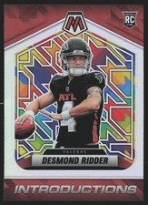 2022 Panini Mosaic #BC-2 Desmond Ridder Blue Chips Silver RC