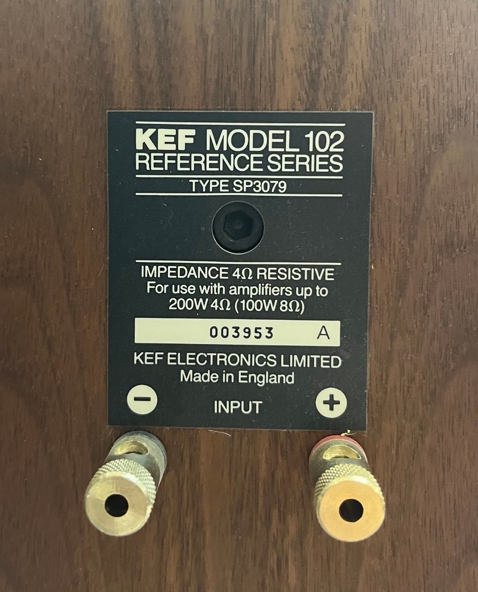 Pair (2) KEF Reference Model 102 Speakers & KEF Kube EQ TESTED | eBay
