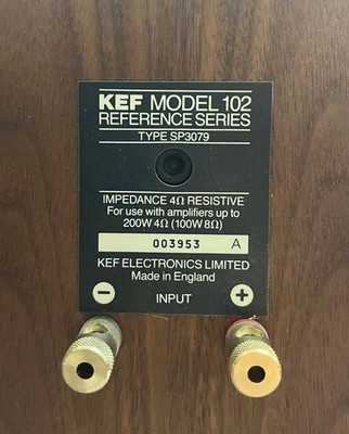 KEF MODEL102 referenceシリーズ 定価16万 KEF Reference Model 102