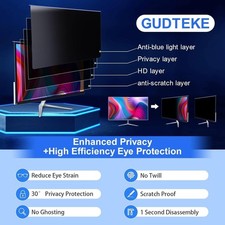 Hanging Computer Privacy Screen Protector Shield Compatible for 21.5 inch 16:9