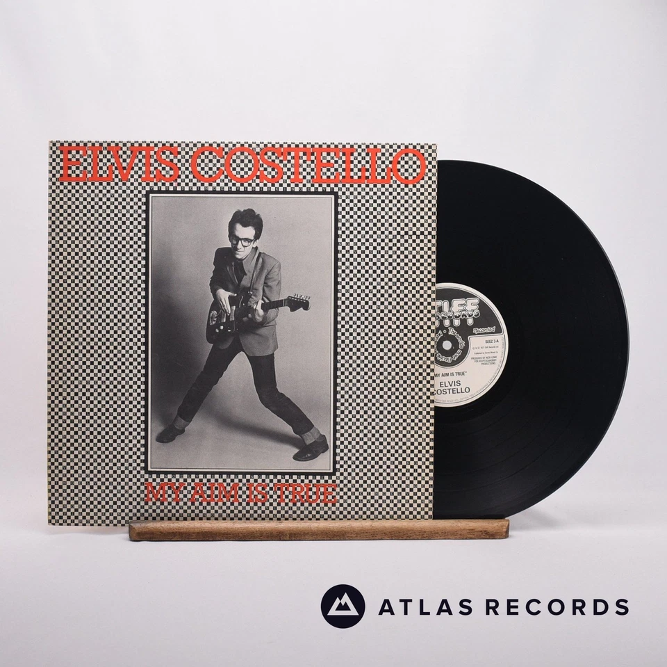Elvis Costello My Aim Is True A2 B1 LP Album Vinyl Record SEEZ 3 - VG+/VG Foto 2 de 4