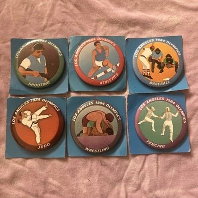 Lot of (6) 1984 OLYMPIC Pins Collection   Los Angeles XXIII Olympic