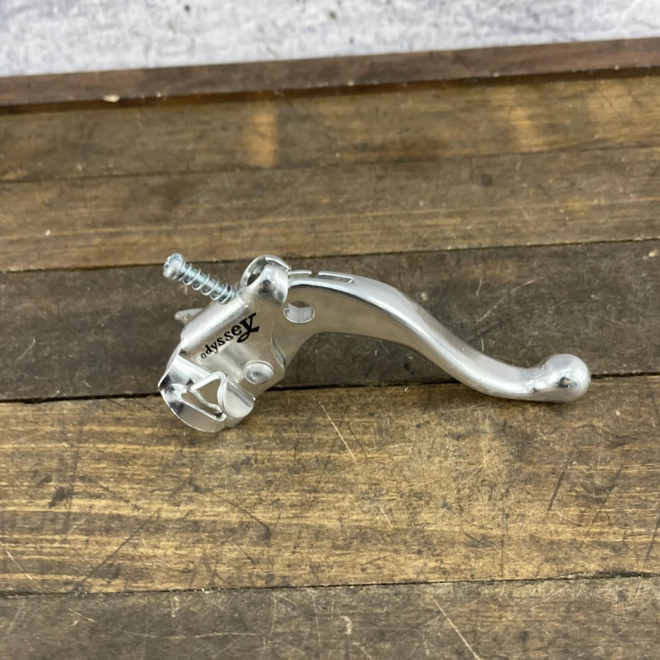 Palanca de freno Odyssey para mano derecha BMX aleación plateada nuevo stock antiguo vintage años 90 1999 Foto 2 de 4