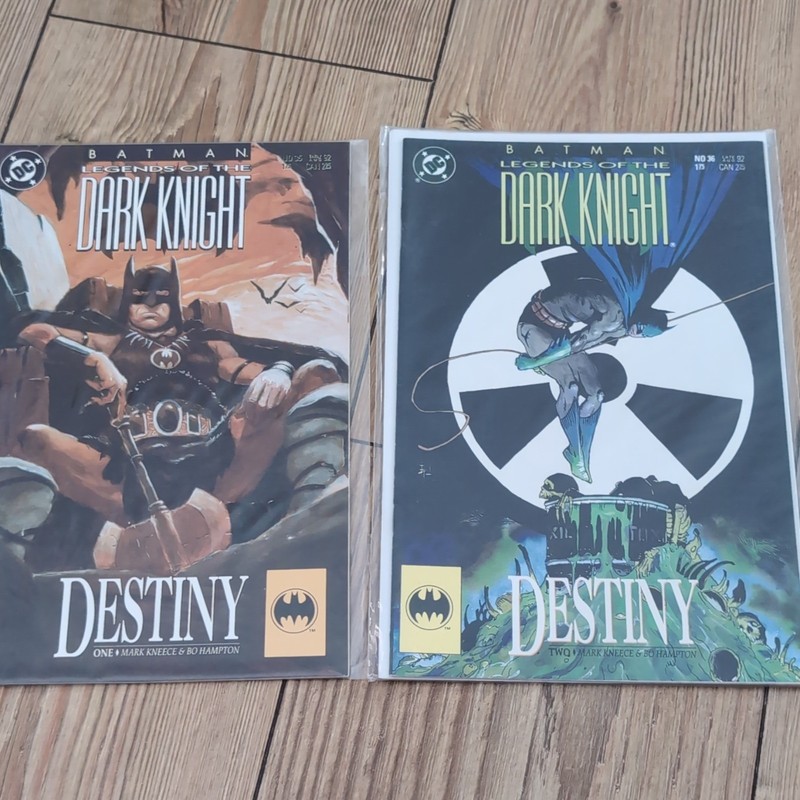 DC Comics Batman: Legends of the Dark Knight #35-36 Destiny (1992) Lot