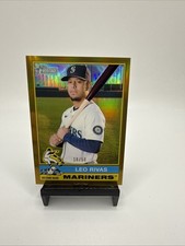 2025 Topps Heritage High Number Gold Chrome  /50 #634 Leo Rivas  Mariners