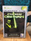 STAR WARS OBI-WAN ORIGINAL XBOX 2003 RATED T LUCAS ARTS COMPLETE TESTED