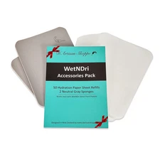 WetNDri Palette Paper for Acrylic Paint. 50 Disposable Paint Palette Paper an...