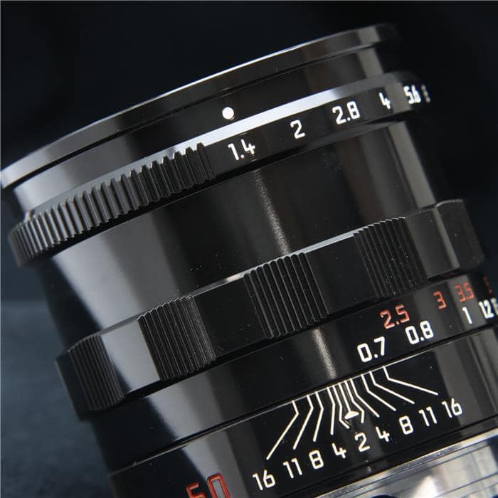 Leica Summilux-M 50mm F/1.4 w/Built-in Hood Black Paint #293 | eBay