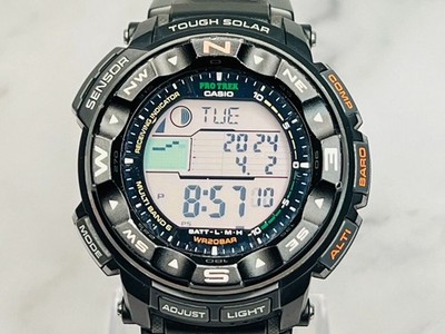 Casio Pro Trek PRW-2500 Protrek Triple Sensor Robuste Solaruhr, gebraucht,...