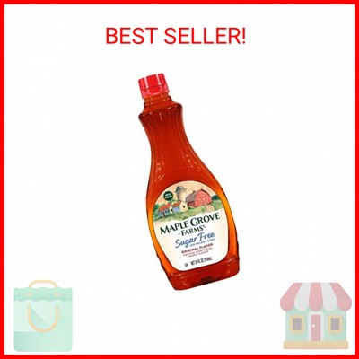 Maple Grove Farms Syrup, Sugar Free, 24 Ounce