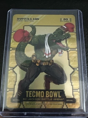 2026 Bo Jackson Battle Arena Tecmo Bowl Ryptillian GC791 Gold Coin Flip