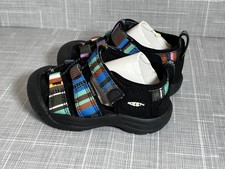 KEEN Kids Newport H2 Sandals Kid/Baby US 6 Black Multi Water Shoes NWOB