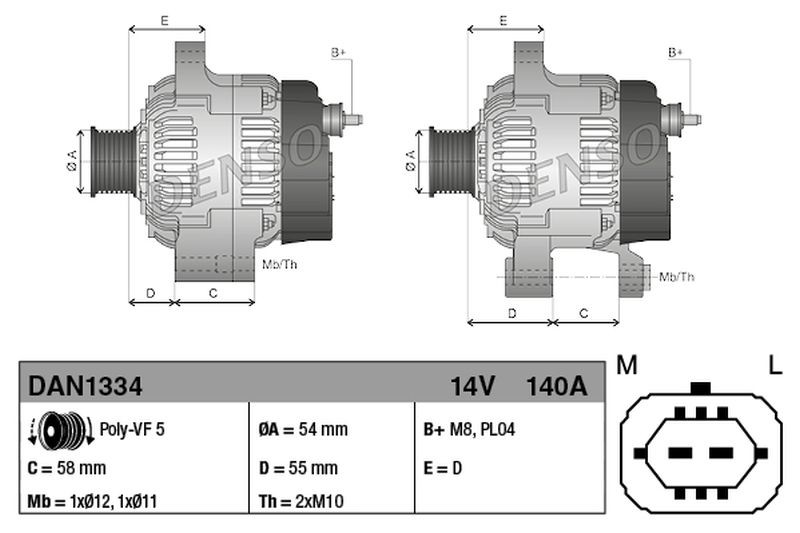 Alternator fits OPEL CORSA E 1.2 2014 on Denso 1202374 1202473 13585666 Quality - Image 13