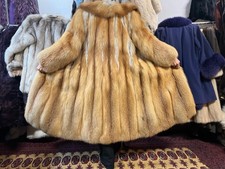 Fuchsmantel Kanadischer Rotfuchs Fuchs Pelzmantel Pelz REAL Fur Fox Coat Volpe M