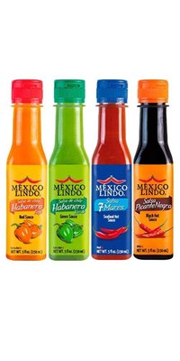 Hot Sauce Variety Pack - Picante Negra, Red & Green Habanero, 7 Mares, 5 Fl Oz