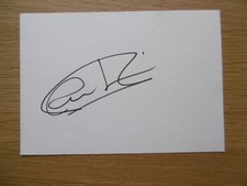 Roberto Martinez "Coach Portugal" autograph signed 10x15 cm index card