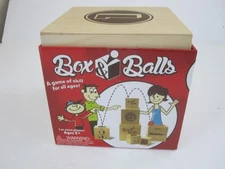 Fat Brain Toy Co Box & Balls Game of Skill Wooden Toy - Complete