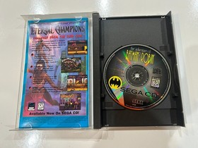 Adventures of Batman & Robin (Sega CD, 1995) CIB Complete w Manual + Foam EXC