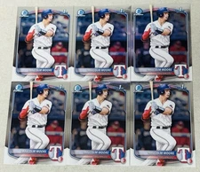 Malcolm Moore 1st Prospect 2025 Bowman Chrome #BCP-129 Texas Rangers Lot Of 6