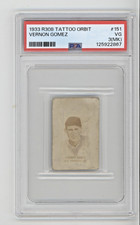 1933 Tattoo Orbit Gum R308 #151 Vernon Lefty Gomez New York Yankees PSA VG 3