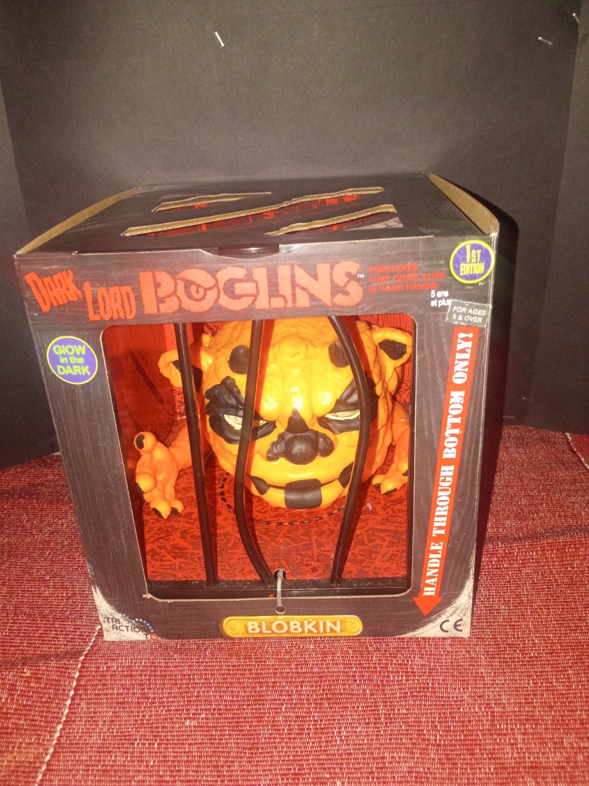 2021 Triaction Toys Dark Lord Boglins BLOBKIN Pumpkin 1st Edition Puppet SEALED!
