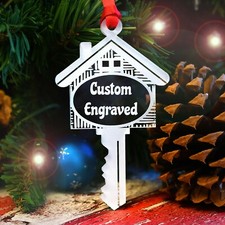 First Christmas In New Home Ornament 2020 Home Accents Shatterproof Acrylic Key