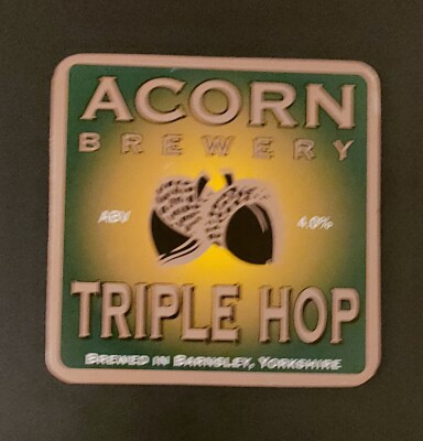 ACORN BRAUEREI TRIPLE HOP ALE BITTERBIERPUMPE GRIFF CLIP ABZEICHEN 4,0 % BARNSLEY