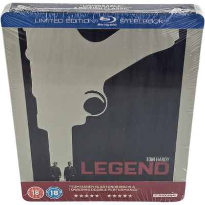 Legend Blu-Ray Steelbook Debossed Zavvi Exclusive Limited Tom Hardy B[-18]