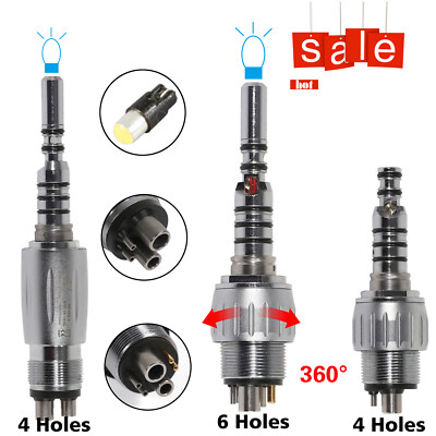 For KaV MULTIflex Coupler 4 6 Hole Coupling Dental Fiber Optic Handpiece dt
