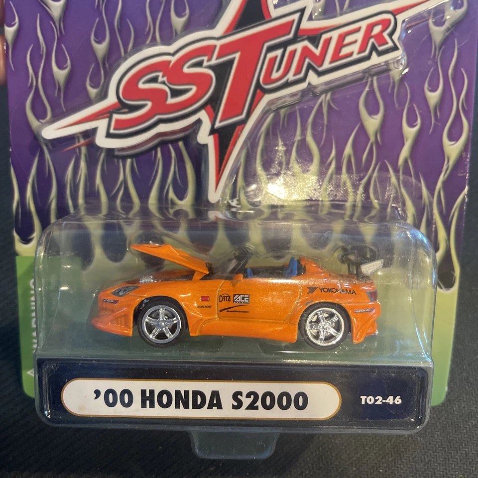 Muscle Machines SS Tuner Fast & Furious 2000 Honda S2000, Orange, 1:64, NIB - Image 4 of 4