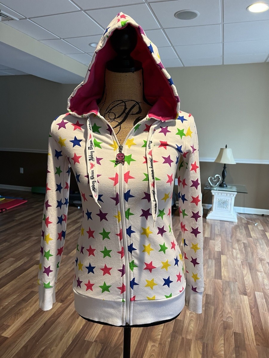 Abbey Dawn Avril Lavigne Size Medium White Multicolored Star