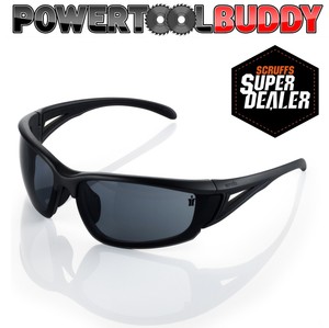 Scruffs Hawk Work Safety Specs CE Rated EN166 Black Lightweight Glasses