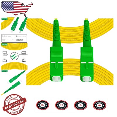 Versatile 100M Fiber Optic Patch Cable - 9/125µm, LSZH, Ideal for 10G Ethernet