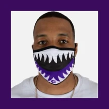 ETHIKA Men's Face Mask Purple New