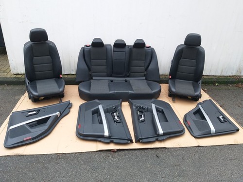Mercedes GLK X204 Sitze Teillederausstattung Sitzheizung Schwarz Stoff Leder Set