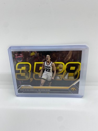7 Card Set-2024 Topps Now/Panini Caitlin Clark IA Hawkeye Record Breaking Season - Picture 3 of 16