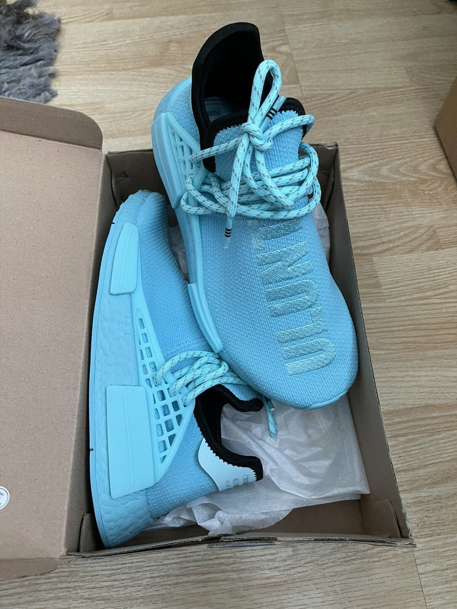 Adidas NMD Hu Human Race x Pharrell 5 Clear Aqua 2021 Boost Air Baby Blue GY0094