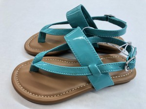 aqua colored sandals